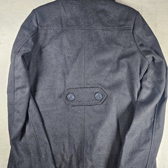NEW Ambiance Apparel Charcoal Gray Women's Peacoat - Size Medium - Picture 5 of 7